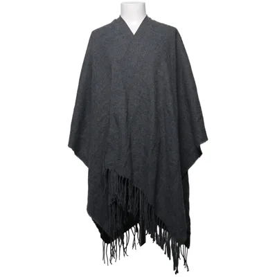 Poncho (Grijs) van Anna & Ella Acryl, Polyester