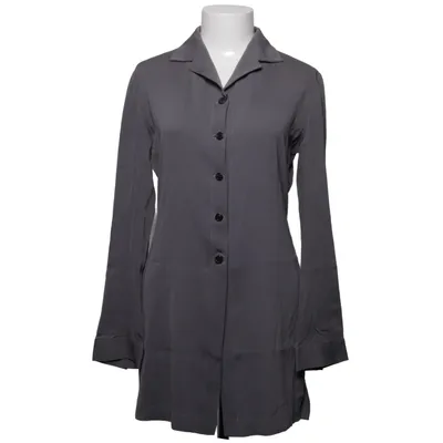 Shirt dress (Gray) from Cuyana Elastane, Silk