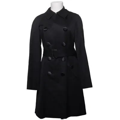 Trench coat (Black) from H&M Comme des Garçons Polyester, Viscose, Wool