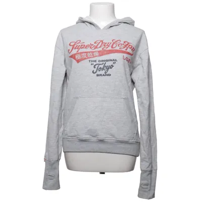 Capuchon sweater (Grijs) van Superdry Vintage Katoen, Polyester