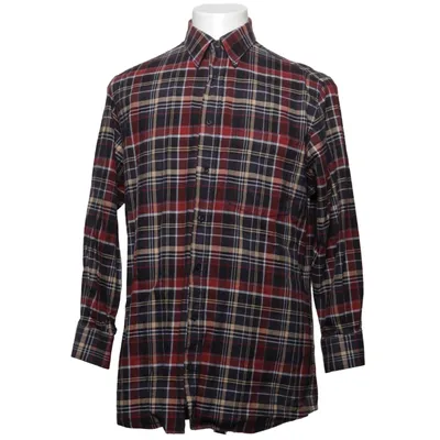Flanellskjorta (Svart, Röd, Beige) från Walbusch Bomull