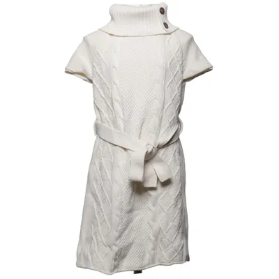 Rollkragenkleid (Weiß) von Gap Kids Baumwolle