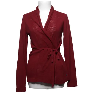 Cardigan cache-cœur (Rouge) de Zero Coton