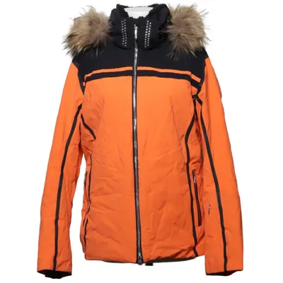 Manteau de ski (Orange, Noir, Multicolore) de Descente Polyamide, Polyester, Polyuréthane