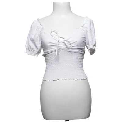Crop top (White) from Brave Soul Cotton, Elastane