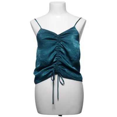 Crop top (Blauw) van Monteau Polyester