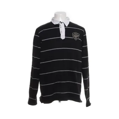 Rugbytrøje (Sort, Grå, Hvid) fra Cottonfield