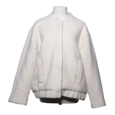 Jakke (Hvid) fra Abercrombie & Fitch Polyester, Uld