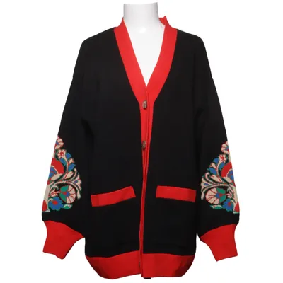 Cardigan (Zwart, Rood, Meerkleurig) van Cesare Gaspari
