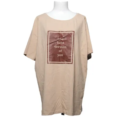 T-shirt (Beige) de Yes Yes Coton, Élasthane