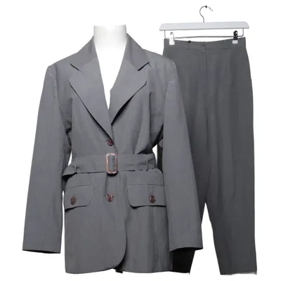 Suit (Gray) from Trevira Polyester, Viscose, Wool