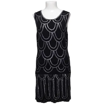 Cocktail dress (Black, Silver) from Nicowa Cotton, Elastane