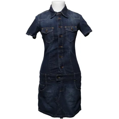 Denim jurk (Ashley) van Cross Katoen, Elastaan