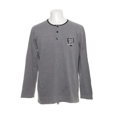 T-shirt manches longues (Gris) de SUWEN Coton