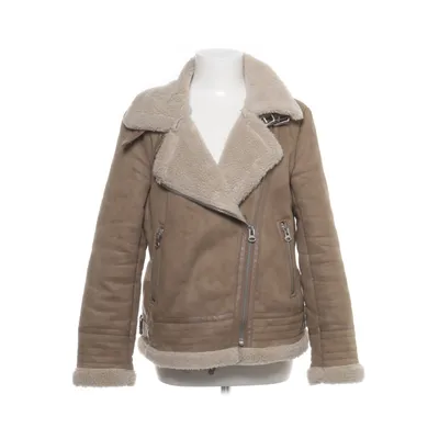 Shearling jacket (Beige) from Zara Outerwear Polyester