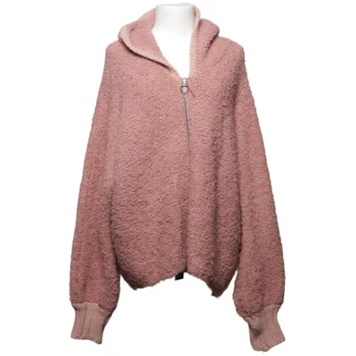 Strickjacke (Pink) Acryl, Alpakawolle, Polyester, Viskose