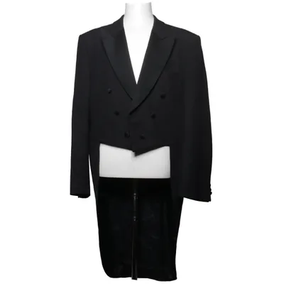 Veste queue de pie (Noir) de Turo Polyester, Viscose, Laine