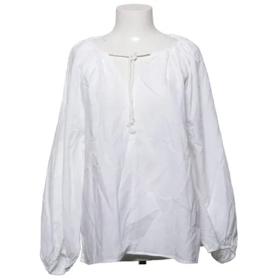 Blus (Vit) från H&M Bomull, Linne