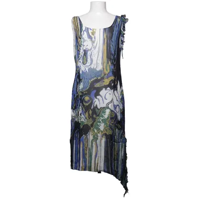 Dress (Blue, White, Multicolored) from Giorgia Netti Polyester, Viscose