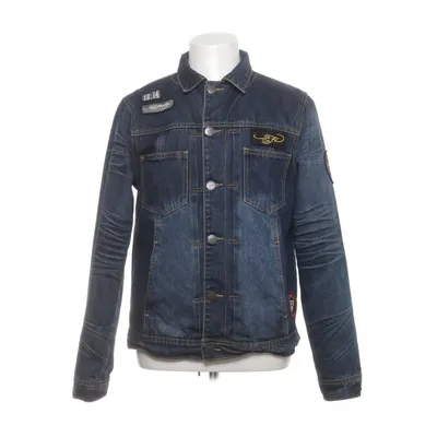 Denimjakke (Blå) fra Ed Hardy Bomuld, Polyester