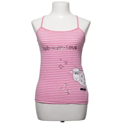 Tank­top (Pink, Weiß) von Secret Possessions Baumwolle, Elasthan