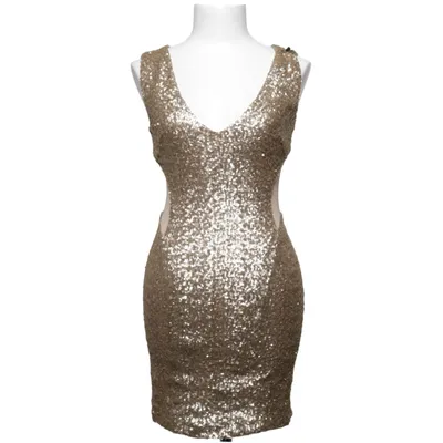 Cocktailkjole (Guld) fra TFNC London Elastan, Polyester, Viscose