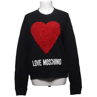 Sweatshirt (Black) from Love Moschino Cotton, Elastane