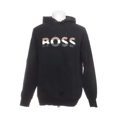 Huvtröja (Svart) från Boss Bomull, Elastan