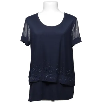 Haut (Bleu) de Doris Streich Élasthane, Polyester, Viscose