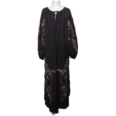 Maxi dress (Black, Multicolored) from H&M Trend Viscose, Polyester
