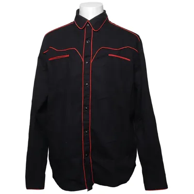 Chemise (Noir, Rouge) de Banned Coton, Élasthane