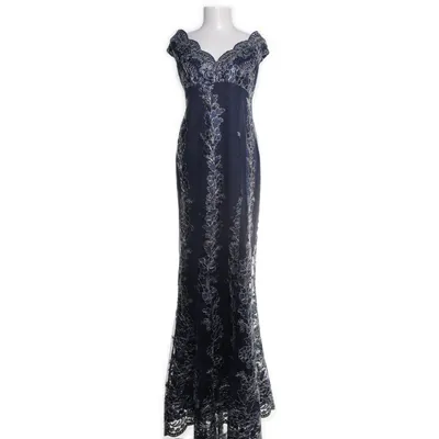 Aftonklänning (Blå) från Goddiva Polyester