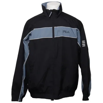 Sports jacket (Black, Blue) from Fila Nylon, Polyester