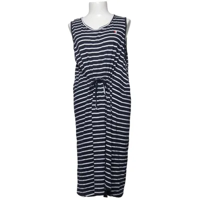 Dress (Blue, White) from Marine Cotton