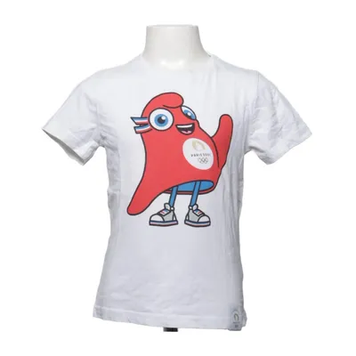 T-shirt (Blanc, Rouge, Bleu) de Paris 2024 Coton