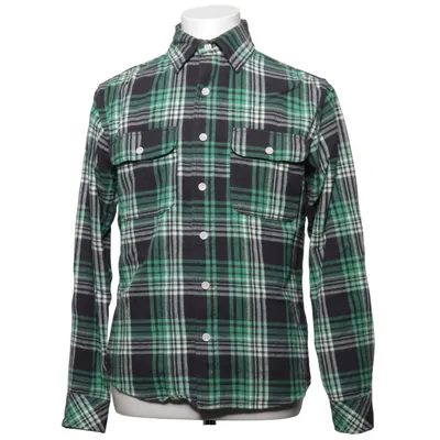 Chemise en flanelle (Vert, Noir, Blanc) de Vailent Coton