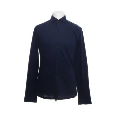 Shirt (Blauw) van 1863 by Eterna Katoen, Wol