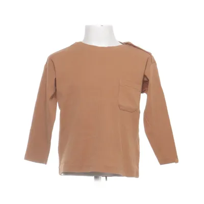 Långärmad t-shirt (Brun) från Lil'Atelier Elastan, Ekologisk bomull