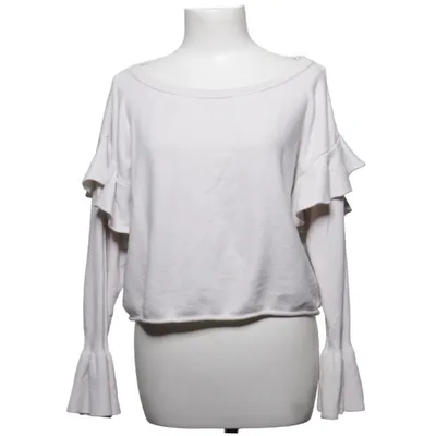 Pull-over (Blanc) de Zara Knit Élasthane, Polyester, Viscose