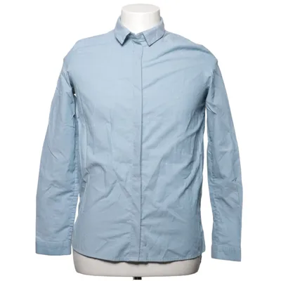 Shirt (Blauw) van D. Brand Katoen, Polyester