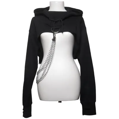 Sweat à capuche (Noir) de Current Mood Coton, Polyester