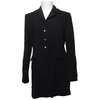 Manteau (Noir) de Hera Viscose, Laine
