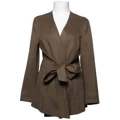 Omlottkofta (Brun) från Zara Basic Elastan, Polyester