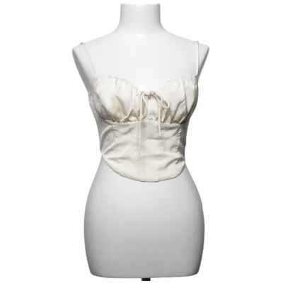 Crop top (Blanc) de Gina Tricot Polyester