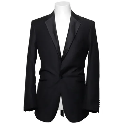 Smokingkavaj (Svart) från Alexander Dobell Polyester, Viskos