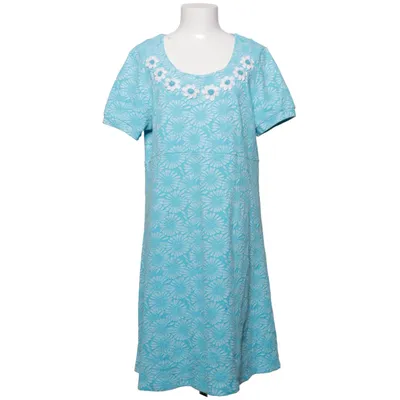 Klänning (Blå, Vit, Flerfärgad) från Du Milde Bomull, Elastan, Polyamid, Polyester