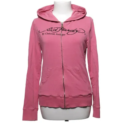 Sweat à capuche (Rose) de Ed Hardy by Christian Audigier Coton, Élasthane