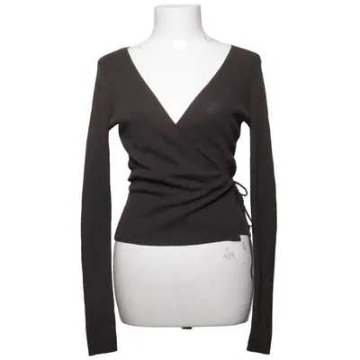 Wrap top (Brown) from H&M Cotton, Polyester