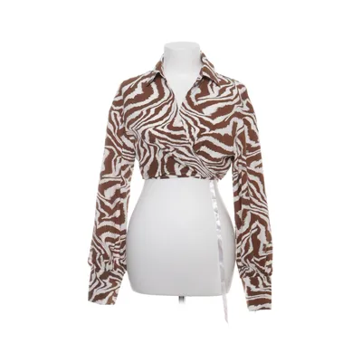 Slå-om top (Brun, Beige) fra Missguided Polyester