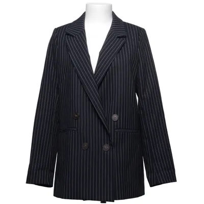 Blazer (Bleu) de Sézane Acétate, Polyester, Viscose, Laine